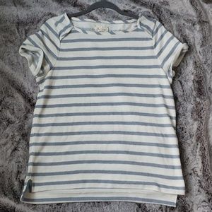 Loft Lou & Grey Striped Short Sleeve Shirt